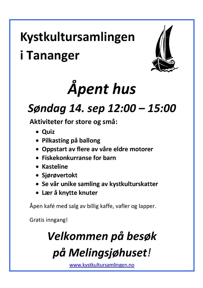 2014-09-14 - Plakat A4 - oppslag - Åpent hus